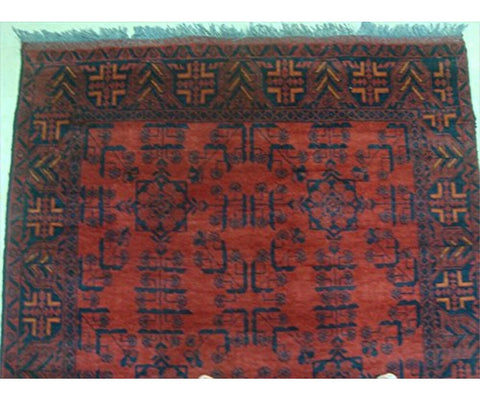 Exclusive Afghan Khal Muhamadi Designed Rectangle Area Rug Hand Knotted Wool Carpet (6.1 x 4.3)'