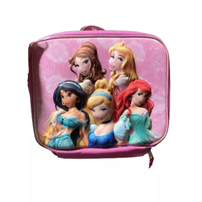 Disney Princess 3D Lunch Bag –Lightweight– Kids' Lunch Box with Zipper Closure