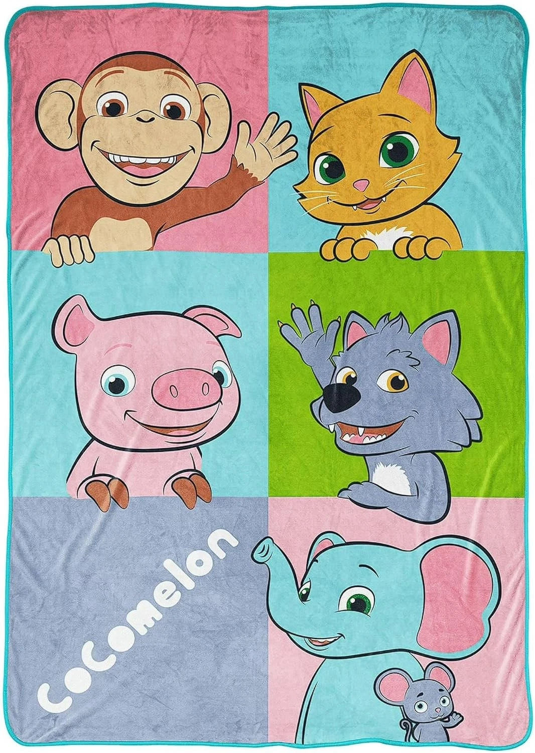 Cocomelon Animals Kids Blanket Super Soft Plush Micro Throw Blanket for Kids