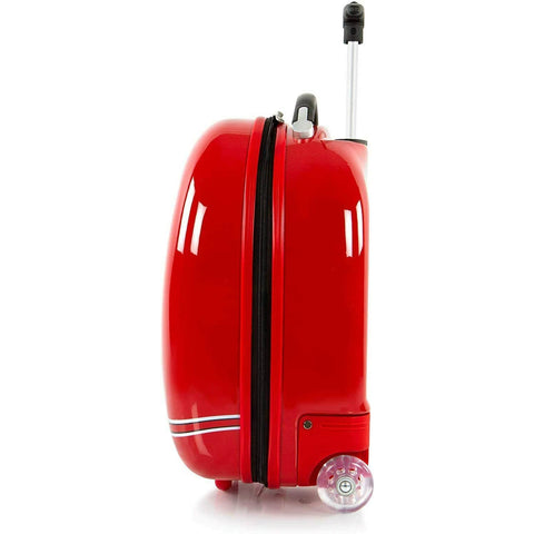 NBA Chicago Bulls Hardside Carry on Wheeled Luggage for Boys - 18 Inch Travel Trolley Suitcase