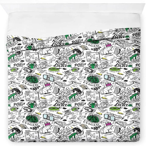 Teenage Mutant Ninja Turtles Soft & Cozy 3-Piece Twin Bedding Sheet Set for Kids