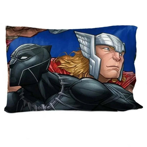 Avengers 3-Pcs Multicolor Twin Sheet Set for Kids - Flat Sheet, Fitted Sheet, and Pillowcase