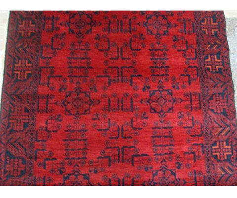 Exclusive Afghan Khal Muhamadi Designed Rectangle Area Rug Hand Knotted Wool Carpet (6.1 x 4.3)'