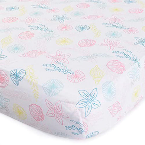 Little Mermaid 3 Piece Toddler Bedding Set Is A Dream Come True, Includes A Cozy Comforter, Fitted Sheet, And Pillowcase For The Perfect Night's Sleep For Kids