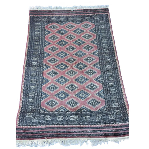 Al Ahmedani Linen Floral Jaldar Hand Knotted Rectangle Area Rug Wonderful Design Home Decor Wool Silk Indoor Carpet (6.3 x 4.4)'