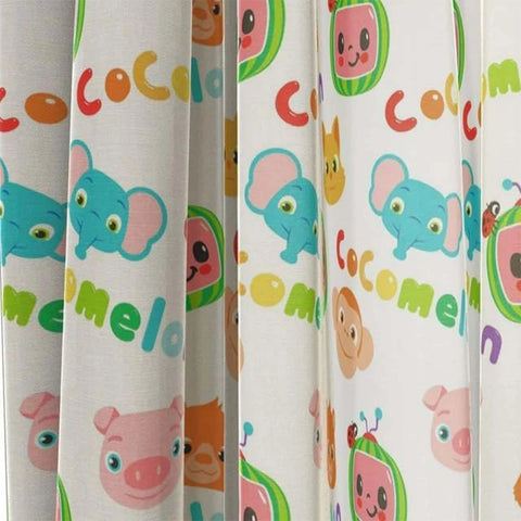 CoComelon Kids Window Panel Drapes – Decorative Curtain Panels for Bedroom
