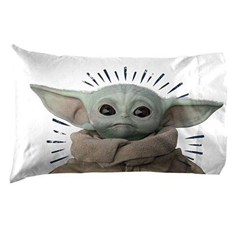 Star Wars The Mandalorian 3 Piece Multicolor Soft Polyester Twin Bedding Sheet Set for Kids