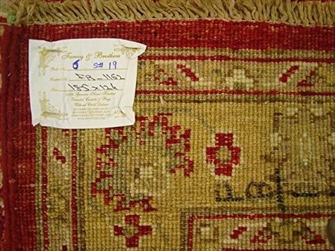 Exclusive Chobi Mahal Zeigler Vege Dyed Rare Area Rug Hand Knotted Carpet (6.1 x 4.1)'