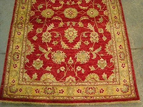 Exclusive Chobi Mahal Zeigler Vege Dyed Rare Area Rug Hand Knotted Carpet (6.1 x 4.1)'