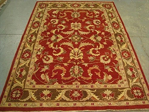 Exclusive Chobi Zeigler Mahal Traditional Designed Area Rugs Vege Dyed Hand Knotted Carpet (8.1 x 5.10)'