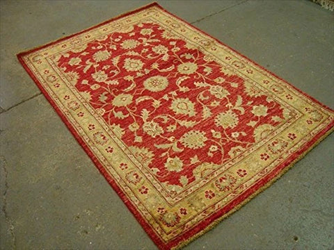 Exclusive Chobi Mahal Zeigler Vege Dyed Rare Area Rug Hand Knotted Carpet (6.1 x 4.1)'