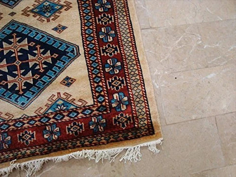 Excellent Kazak Shirvan Kuba Rectangle Wool Carpet Hand Knotted Runner Rug (8.6 x 2.8)'