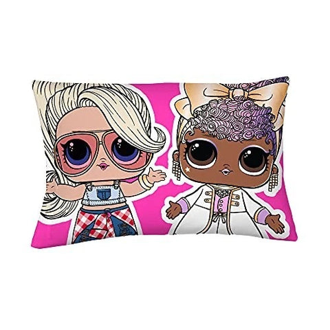 LOL Surprise Pillowcase LOL Rock Reversible Pillowcase for Kids - 20 X 30 Inch (2 Piece Pillow Case Only)