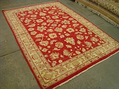 Gorgeous Rare Chobi Zeigler Mahal Vegetable Dyed Area Rugs Hand Knotted Carpet (8.1 x 5.7)'