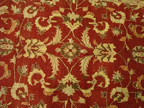 Exclusive Chobi Zeigler Mahal Traditional Designed Area Rugs Vege Dyed Hand Knotted Carpet (8.1 x 5.10)'