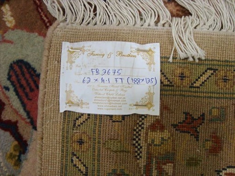 Horses King Hunting Classic Hand Double Knotted Fine Rug Indoor Carpet (6 X 4)'