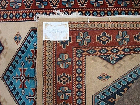 Excellent Kazak Shirvan Kuba Rectangle Wool Carpet Hand Knotted Runner Rug (8.6 x 2.8)'