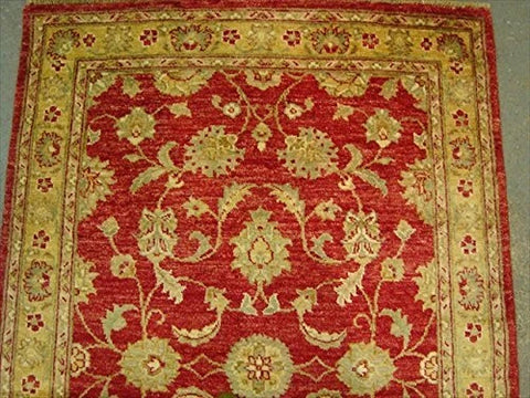 Exclusive Chobi Mahal Zeigler Vege Dyed Rare Area Rug Hand Knotted Carpet (6.1 x 4.1)'