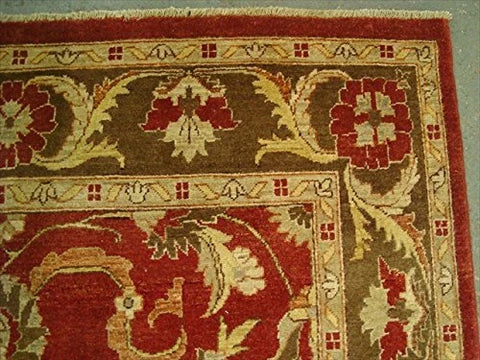 Exclusive Chobi Zeigler Mahal Traditional Designed Area Rugs Vege Dyed Hand Knotted Carpet (8.1 x 5.10)'