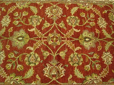 Chobi Zeigler Mahal Exclusive Designed Rare Vege Dyed Area Rugs Hand Knotted Carpet (7.4 x 5.6)'