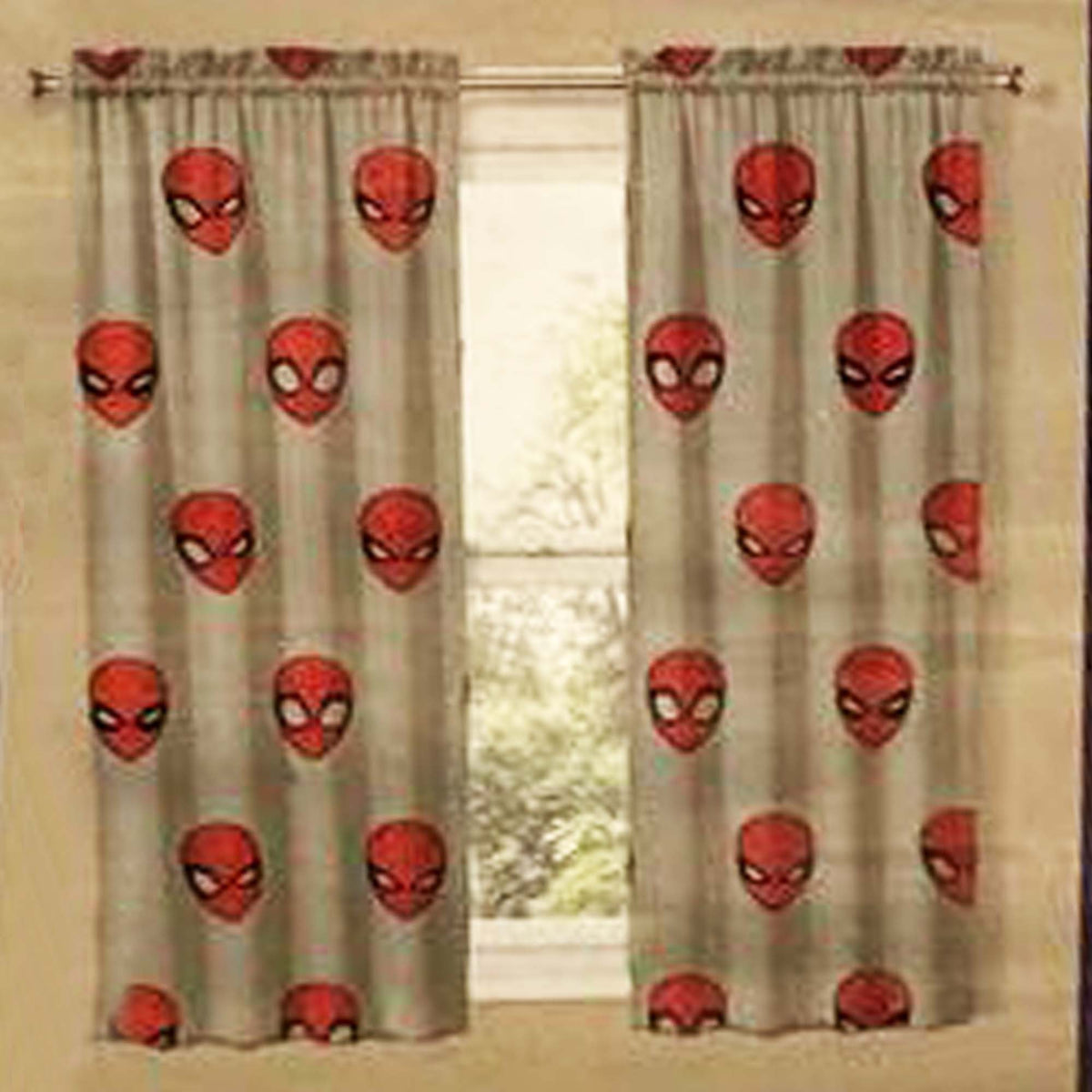 Spiderman Window Curtain Panels for Kids Room - 2 Panels - 41