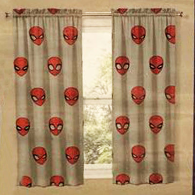Spiderman Window Curtain Panels for Kids Room - 2 Panels - 41