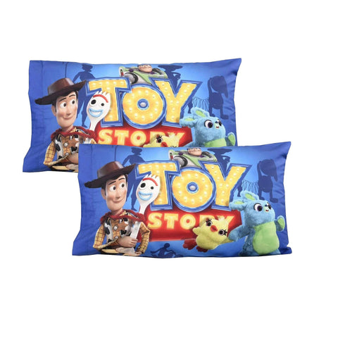 Disney Pixar Toy Story 4 Standard Pillowcase for Kids 20 x 30 Inch [2 Piece Pillowcase Only]
