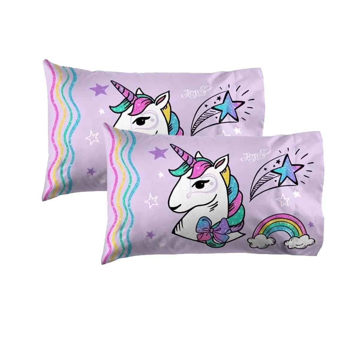 JoJo Siwa Pillowcase Soft Microfiber Standard Size Pillow Cover Kids - 2 pcs