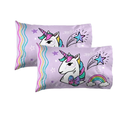 JoJo Siwa Pillowcase Soft Microfiber Standard Size Pillow Cover Kids - 2 pcs