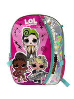 L.O.L Surprise! Girls' Pink Backpack with Lunch Bag 4-Piece Set