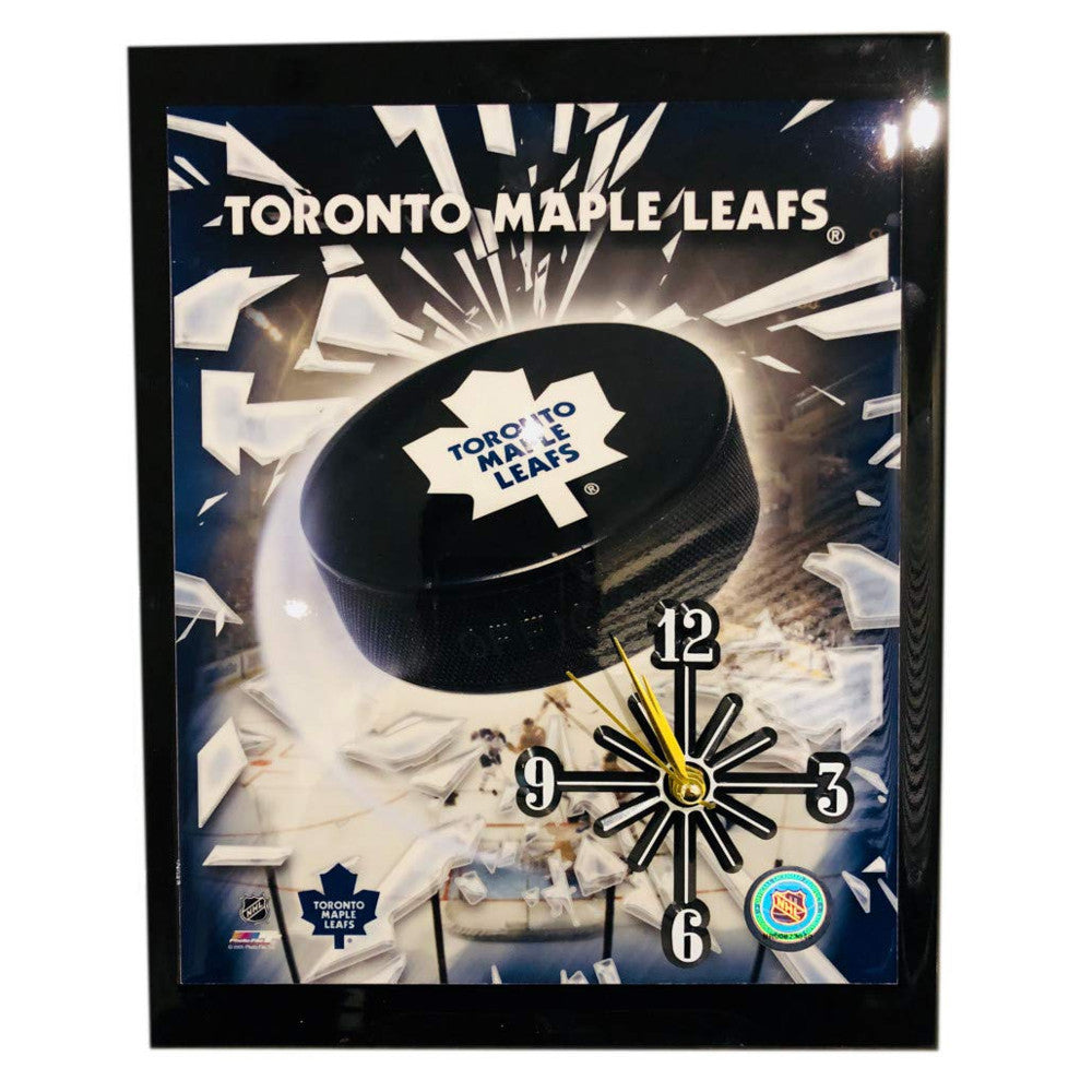 Hand Crafted Analog Wall Clock (10" x 12") - Battery Operated - Quartz Movement Quality Clock (Black)