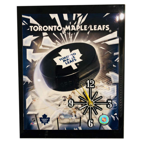 Hand Crafted Analog Wall Clock (10" x 12") - Battery Operated - Quartz Movement Quality Clock (Black)