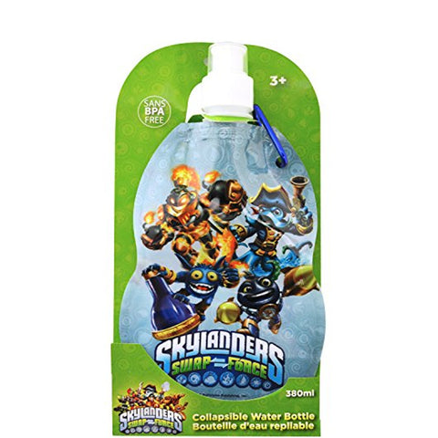 Skylanders Swap Force Collapsible Water Bottle 380ml Sans BPA Free