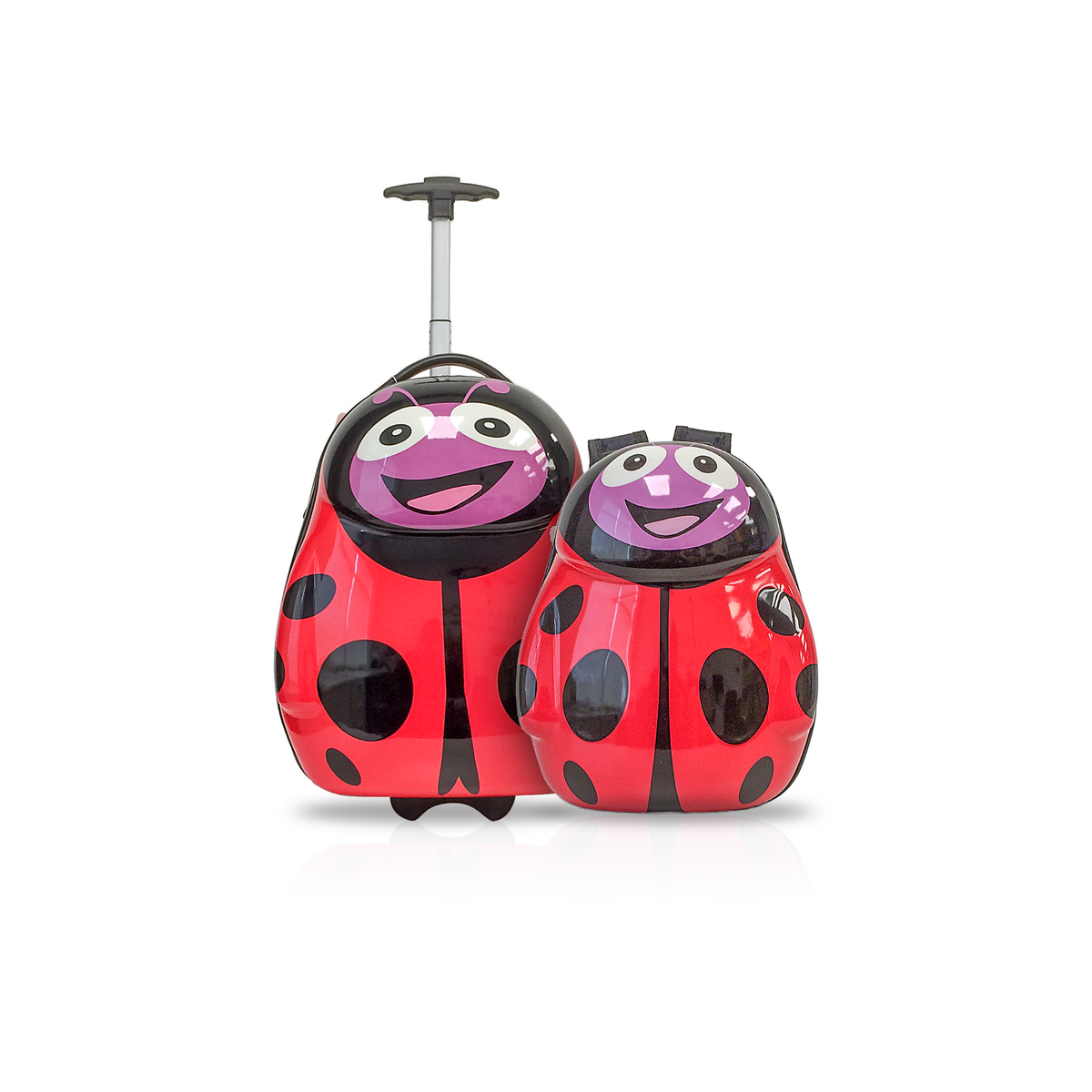 Kids Lugagge With Backpack Hardside Wheeled Carry-On Rolling Luggage-2pc set