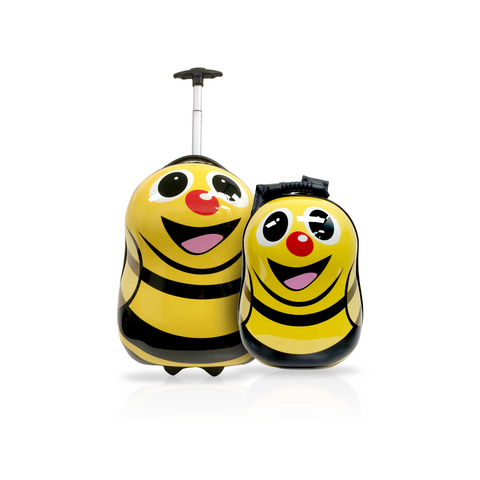 Kids Lugagge With Backpack Hardside Wheeled Carry-On Rolling Luggage-2pc set