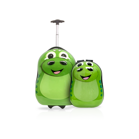 Kids Lugagge With Backpack Hardside Wheeled Carry-On Rolling Luggage-2pc set