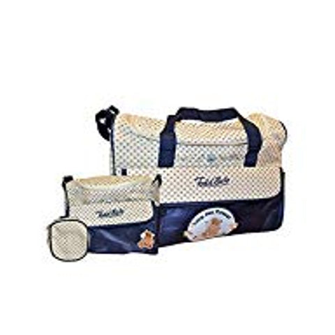 Todd Baby Brand New Bottle Food Bag Holder Set Diaper Nappy Changing Stylish Designed Strap Baby-Care Shoulder Bag - Blue