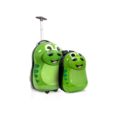 Kids Lugagge With Backpack Hardside Wheeled Carry-On Rolling Luggage-2pc set