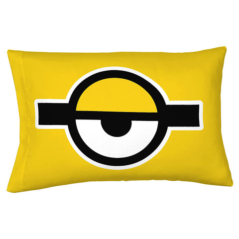 Minions Black Gold Bello Reversible Pillowcase for Kid's Standard Kids Pillowcase - 20 X 30 Inch(2 piecse Pillowcase only)
