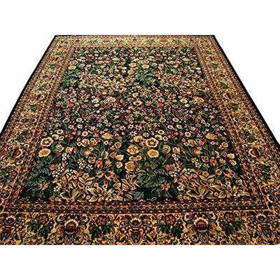 Ahmedani Linen Exclusive Designed Flowers Allover Garden Decorative New Oriental Area Rugs Hand Knotted Fine Wool Carpet (10 x 14)'