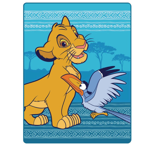 The Lion King Simba and Zazu Fleece Throw Silk Touch Throw Blanket 46 x 60 Inch