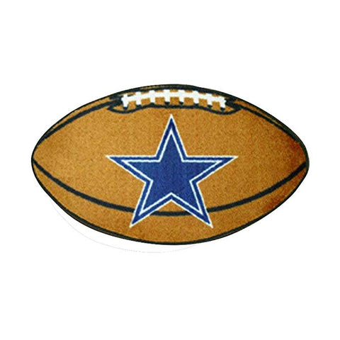 NFL - Dallas Cowboys Football Rug 20.5 x 32.5 Inch Non Skid Rug Mat Floor Protector