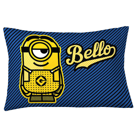 Minions Black Gold Bello Reversible Pillowcase for Kid's Standard Kids Pillowcase - 20 X 30 Inch(2 piecse Pillowcase only)