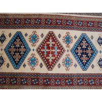 Excellent Kazak Shirvan Kuba Rectangle Wool Carpet Hand Knotted Runner Rug (8.6 x 2.8)'