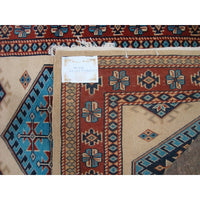 Excellent Kazak Shirvan Kuba Rectangle Wool Carpet Hand Knotted Runner Rug (8.6 x 2.8)'