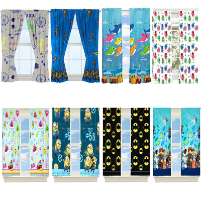 Room Darkening Window Curtain Panels for Kids Room