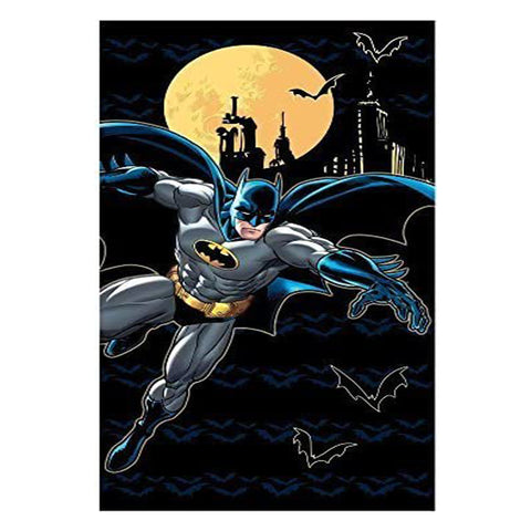 Batman Bath Towel and Wash Cloth Set for Kids 2 piece Multicolor Bath Set