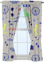 Room Darkening Window Curtain Panels for Kids Room