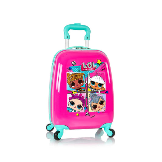 Lol Surprise Kids Hardside Luggage - 18 Inch Spinner Rolling Suitcase Travel Trolley for Kids